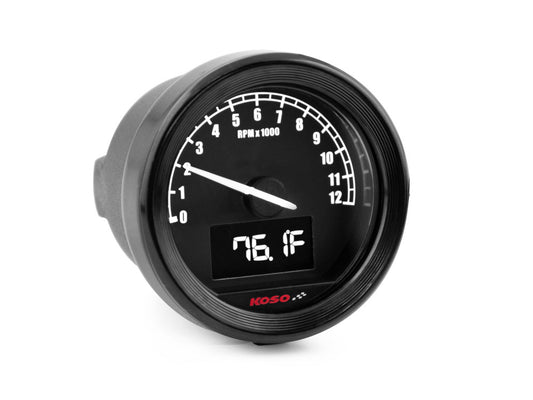 2-3/16in. Digital Tachometer – Black.