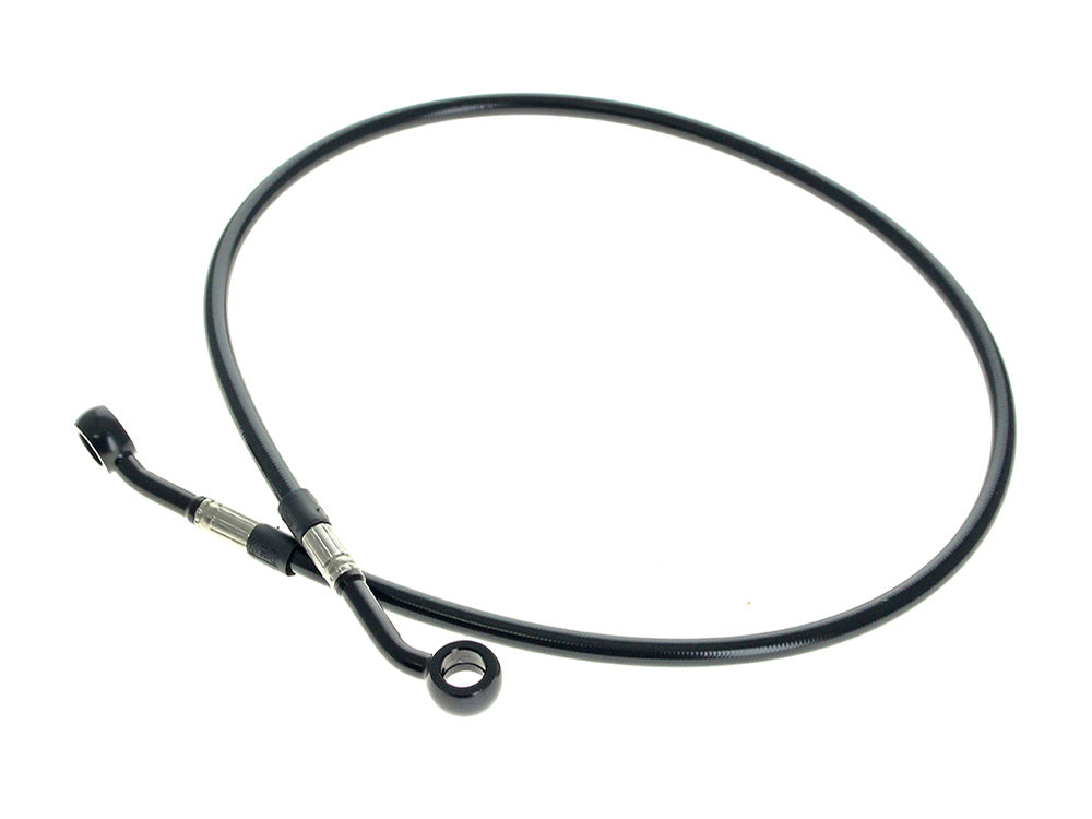 Rear Brake Line – Black. Fits Touring 2014up with Kraus Rear Radial Caliper & Bracket