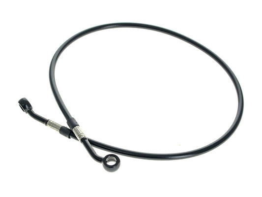 Rear Brake Line – Black. Fits Touring 2014up with Kraus Rear Radial Caliper & Bracket