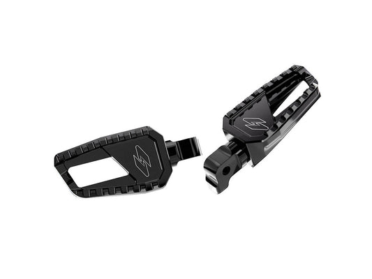 Apex Edge Footpegs – Black. Fits Front on Indian Chief Dark Horse, Chief Bobber Dark Horse 2022up & Scout 2015up