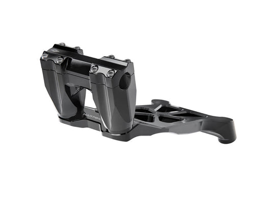 Hart Luck Riser Base & 3in. Iso Risers – Black. Fits Indian Chieftain 2025up