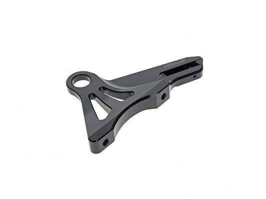 Rear Radial Caliper Mount – Black. Fits Most Softail 2018up