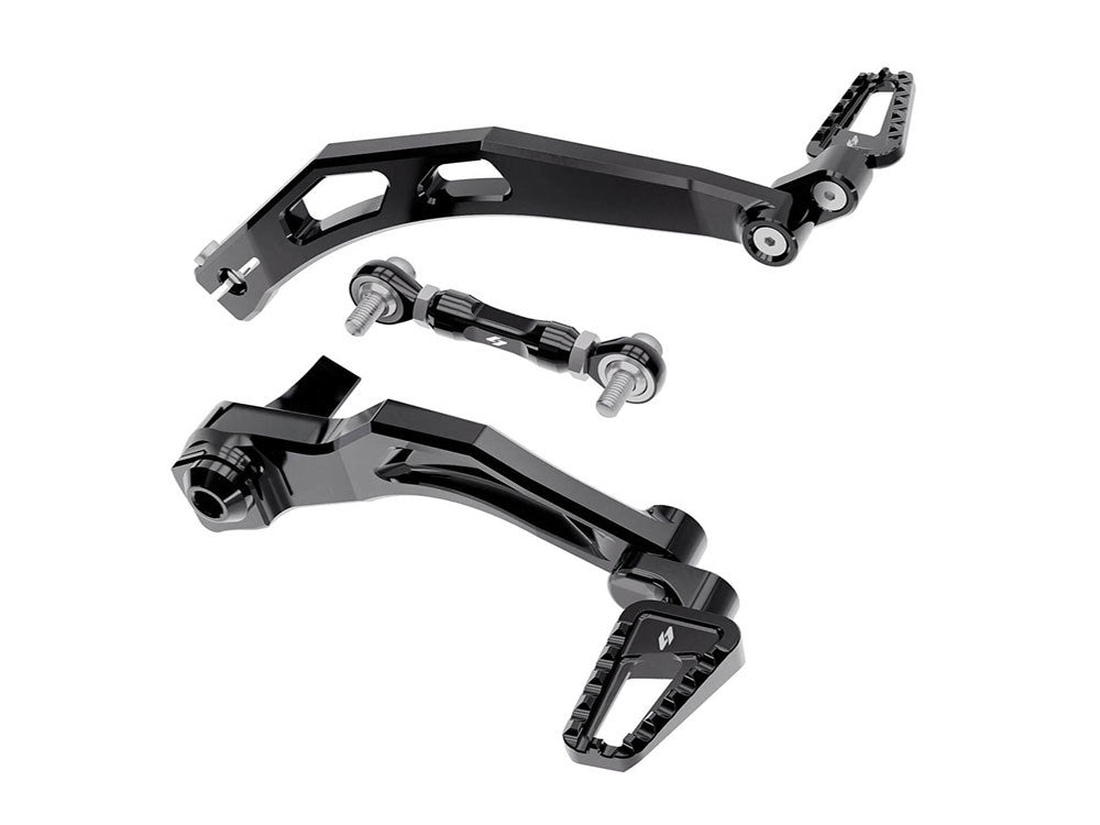 SX3 Foot Controls – Black. Fits Softail 2018up with Mid Controls