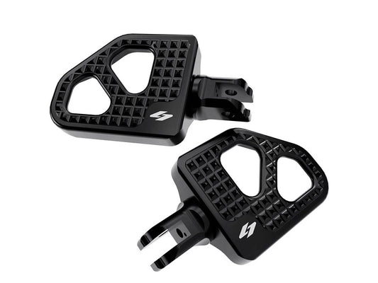 Max Lean Mini Rider Floorboards – Black. Fits Softail 2018up Rear Passenger