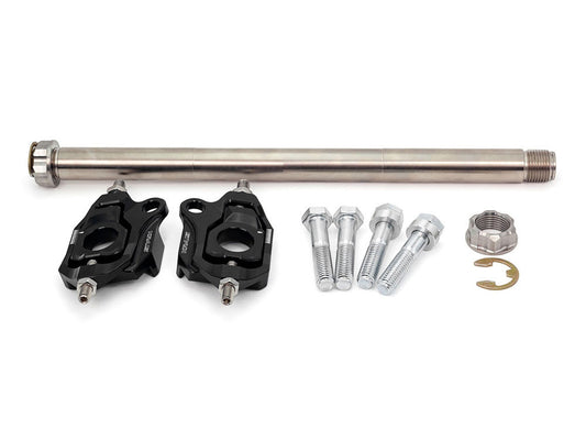 Vector One Rear Axle Adjuster – Black. Fits Touring 2014up
