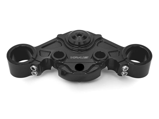 Wolf One Billet Bagger Top Clamp – Black. Fits Road Glide 2024up