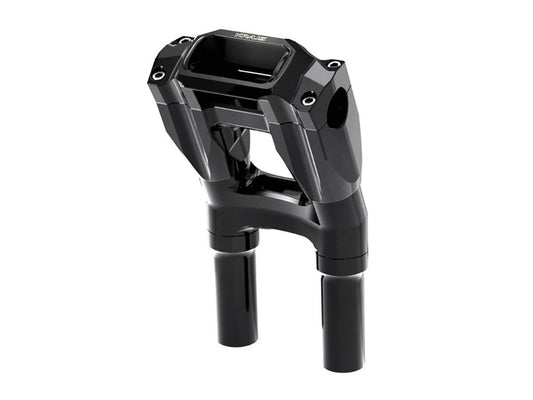 8in. Kickback x 1-1/8in. Clamp Core Isolated Riser Kit – Black. Fits Softail Street Bob, Low Rider ST, Standard & Breakout 2018-2024