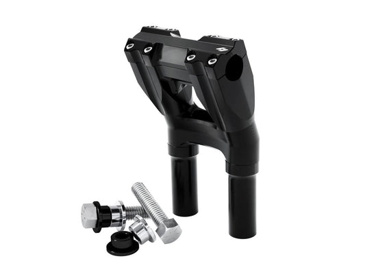 8in. Kickback x 1-1/8in. Clamp Isolated Riser Kit – Black.