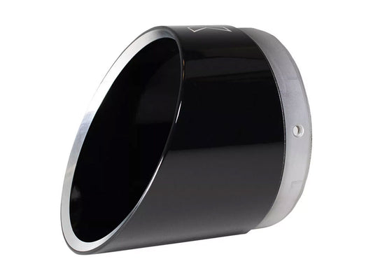 Edge Slash Cut Billet End Cap – Black. Fits Khrome Werks 4.5in. Exhausts & Mufflers