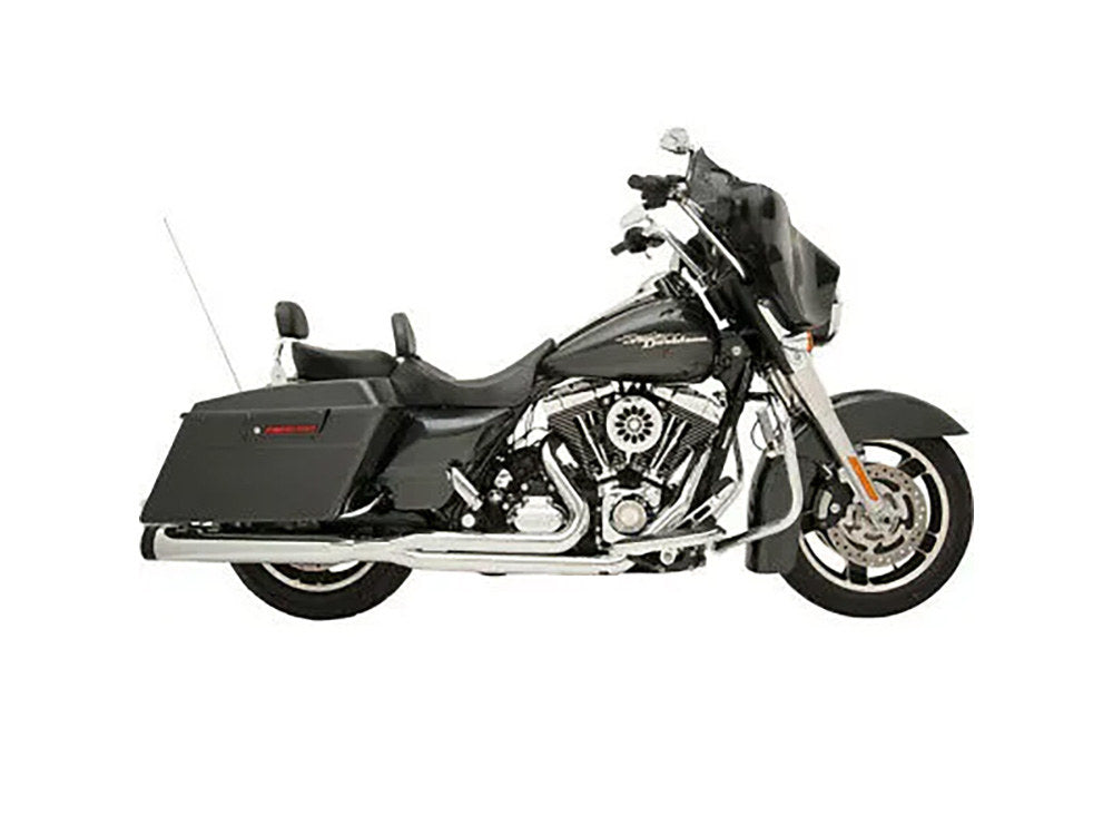 Outlaw 2-into-1 Exhaust – Chrome. Fits Touring 2017up