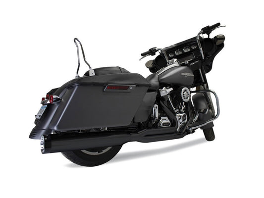 Outlaw 2-into-1 Exhaust – Black. Fits Touring 2017up