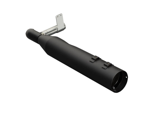 Sidekick Ghost Pipe for Khrome Werks Outlaw 2-into-1 Exhaust – Black. Fits Touring 2009up.