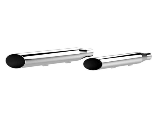 3in. HP-Plus Slash Cut Slip-On Mufflers – Chrome. Fits Sportster 2014-2021