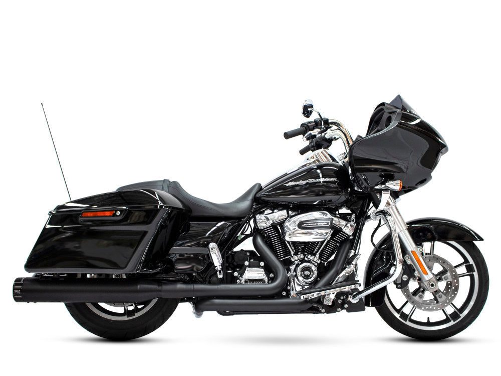 4-1/2in. Klassic Slip-On Mufflers – Black with Black End Caps. Fits Touring 2017up.
