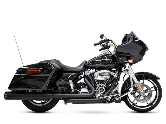4-1/2in. Klassic Slip-On Mufflers – Black with Black End Caps. Fits Touring 2017up.