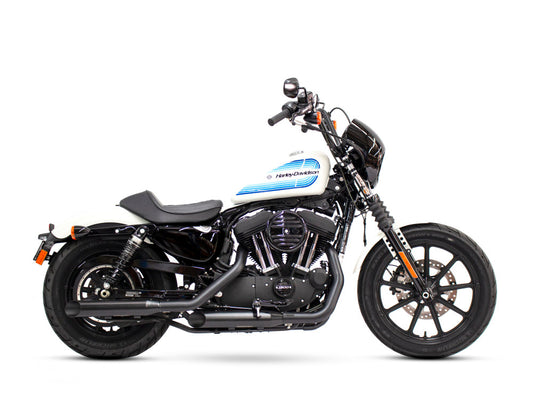 3in. HP-Plus Slash Cut Slip-On Mufflers – Black. Fits Sportster 2014-2021