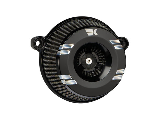 Klassic, Instigator Series Air Cleaner Kit – Black. Fits Touring 2017-2024 & Softail 2018-2024