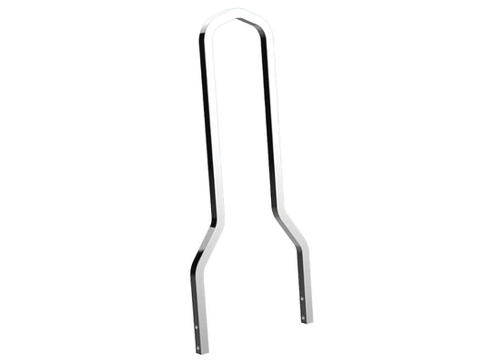 8.75in. Wide Lowboy Sissy Bar Upright – Chrome.