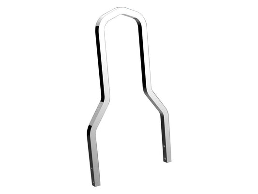 8.75in. Wide Mini Lowboy Sissy Bar Upright – Chrome.