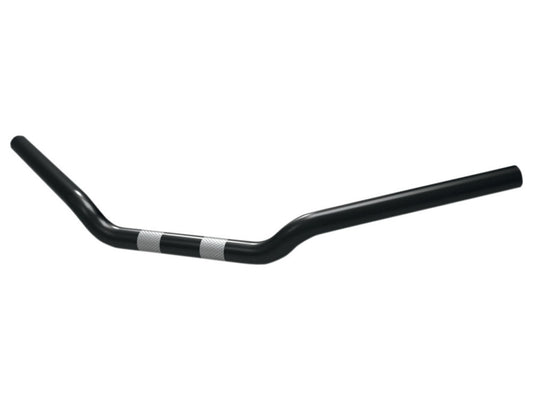 26in. wide x 1in. Low-Rise Drag Bar Handlebar – Black.