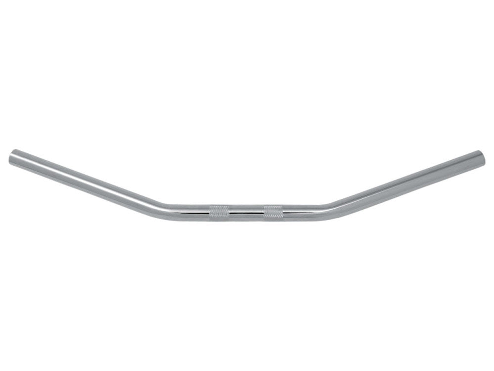 27in. wide x 1in. Flat Drag Bar Handlebar – Chrome.