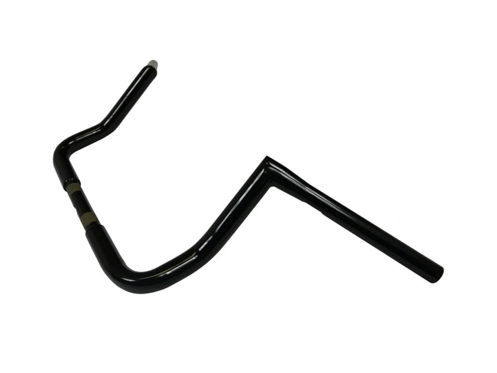 10in. x 1-1/4in. Twin Peaks Handlebar – Gloss Black. Fits Electra Glide, Street Glide & Ultra 1996up Models.