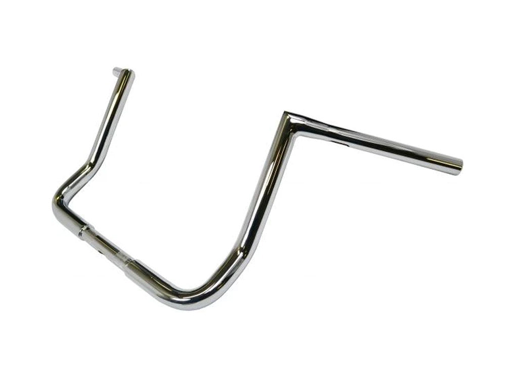 12in. x 1-1/4in. Twin Peaks Handlebar – Chrome. Fits Electra Glide, Street Glide & Ultra 1996up Models.