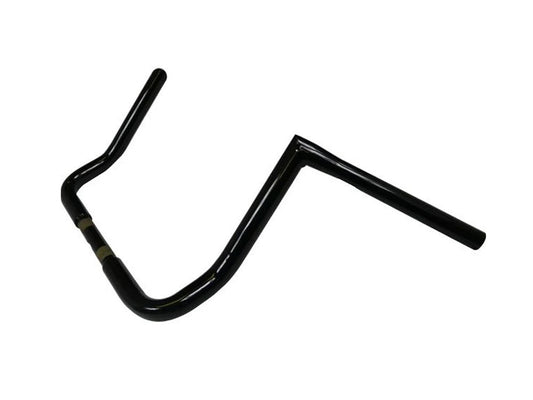 12in. x 1-1/4in. Twin Peaks Handlebar – Gloss Black. Fits Electra Glide, Street Glide & Ultra 1996up Models.