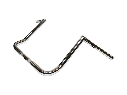 14in. x 1-1/4in. Twin Peaks Handlebar – Chrome. Fits Ultra Models 1996-2024 and Street Glide 1996-2023