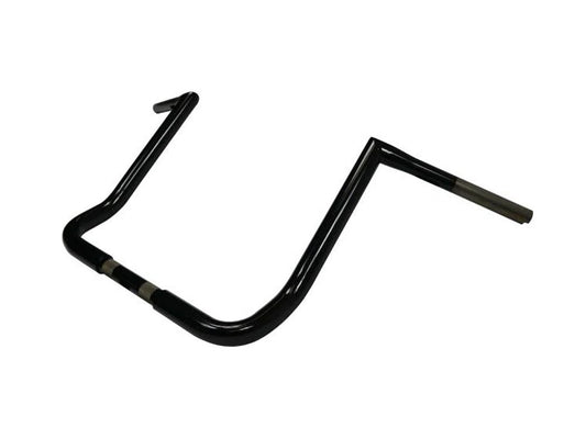 16in. x 1-1/4in. Twin Peaks Handlebar – Gloss Black. Fits Electra Glide, Street Glide & Ultra 1996up Models.