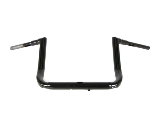 12in. x 1-1/2in. Grande Twin Peaks Handlebar – Gloss Black. Fits Electra Glide, Street Glide & Ultra 2014up Models.