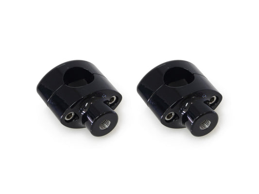 1-1/2in. Straight Two Piece Riser Kit – Gloss Black. Fits 1-1/4in. Handlebar
