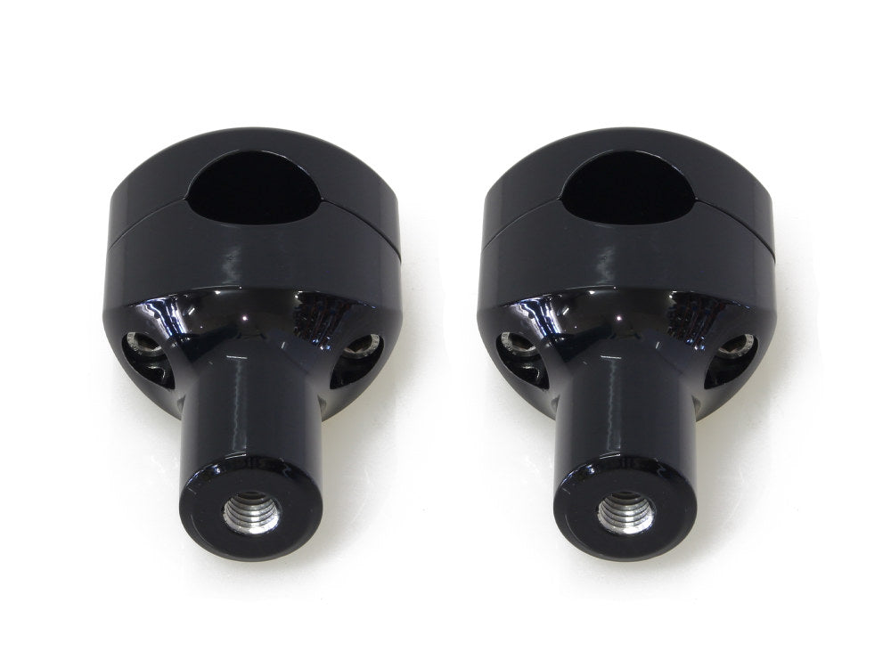 3in. Straight Two Piece Riser Kit – Gloss Black. Fits 1-1/4in. Handlebar