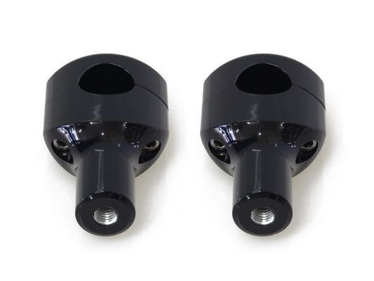 3in. Straight Two Piece Riser Kit – Gloss Black. Fits 1-1/4in. Handlebar