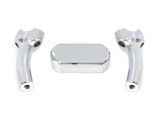 5.5in. Pullback One Piece Riser Kit – Chrome. Fits 1-1/4in. Handlebar