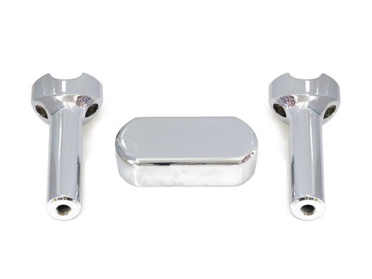 6in. Straight One Piece Riser Kit – Chrome. Fits 1.25in. Handlebar.