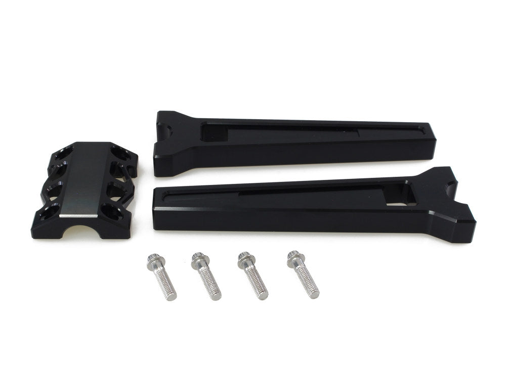 10in. Straight Performance Risers – Black. Fits 1-1/4in. Handlebar