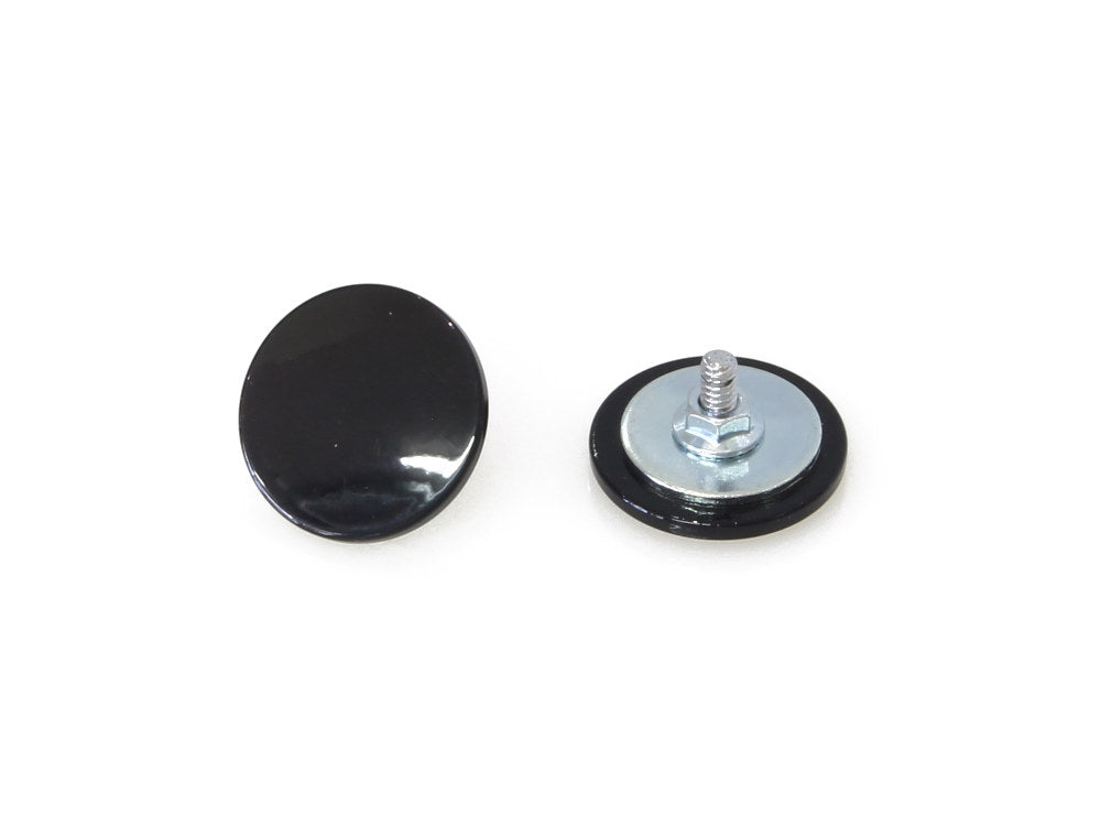 Inner Fairing Mirror Plugs – Gloss Black. Fits Touring 1996up.