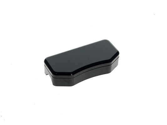 Smooth Handlebar Top Clamp with Hidden Bolts – Gloss Black