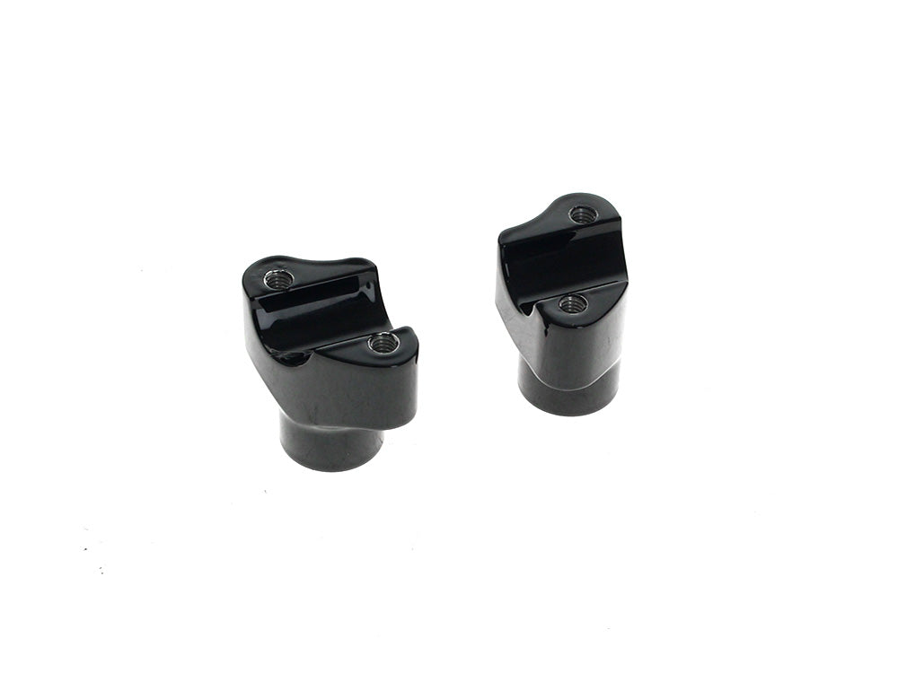 1-1/2in. Tall Risers – Gloss Black. Fits 1in. Handlebar