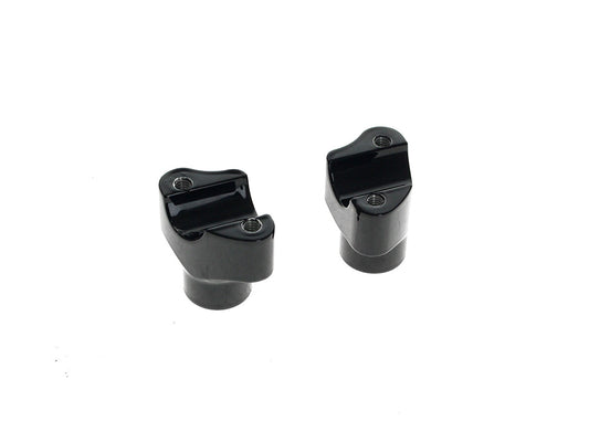 1-1/2in. Tall Risers – Gloss Black. Fits 1in. Handlebar