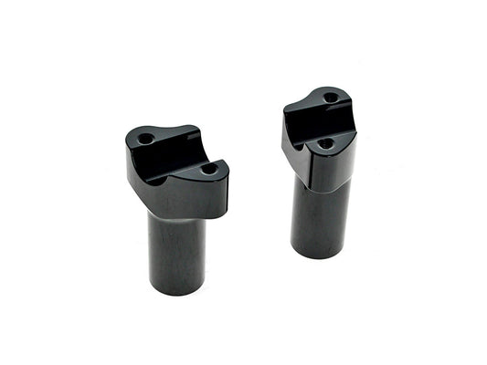 3-1/2in. Tall Risers – Gloss Black. Fits 1in. Handlebar