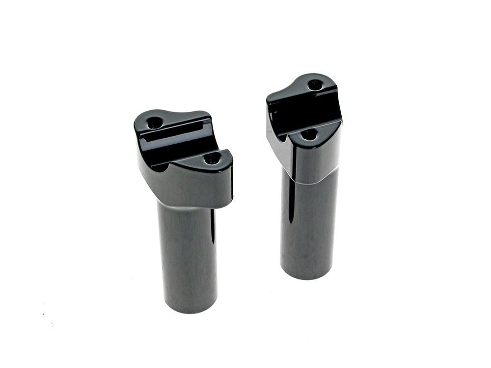 4-1/2in. Tall Risers – Gloss Black. Fits 1in. Handlebar