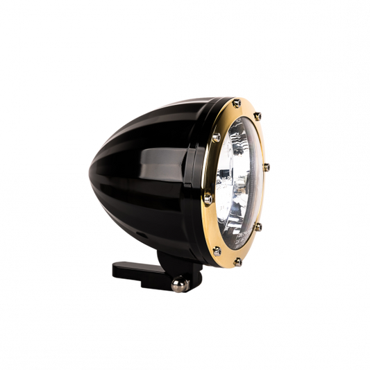 Juicer Headlight Black ring Brass