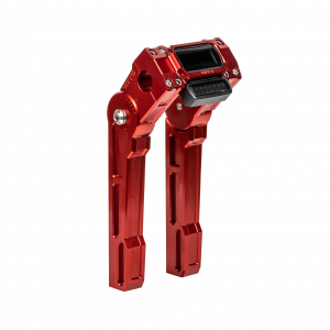 Adjustable Riser + Digital Gauge Housing Red