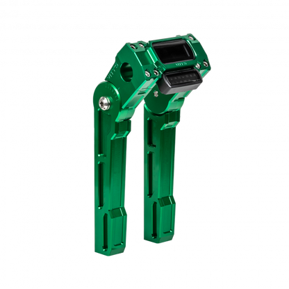 Adjustable Riser + Digital Gauge Housing Green