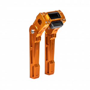 Adjustable Riser + Digital Gauge Housing Orange