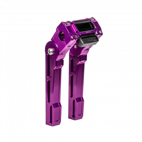 Adjustable Riser + Digital Gauge Housing Purple