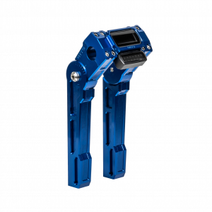 Adjustable Riser + Digital Gauge Housing Blue