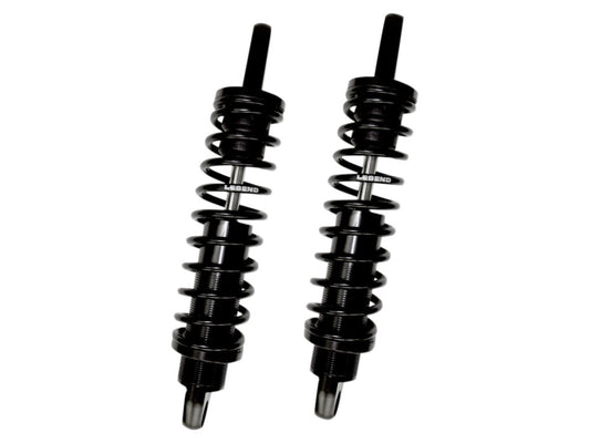 REVO Series, 13in. Heavy Duty Spring Rate Rear Shock Absorbers – Black. Fits FLH Trike 2009up.